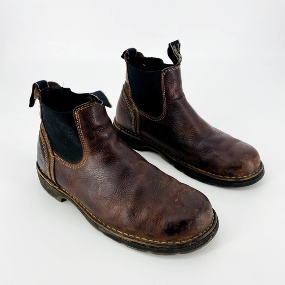 Danner Shoes | Danner Dark Brown Leather Workman Romeo 5 Chelsea Work Boot Size 9.5 | Color: Brown | Size: 9.5 | Boho_Dreams's Closet